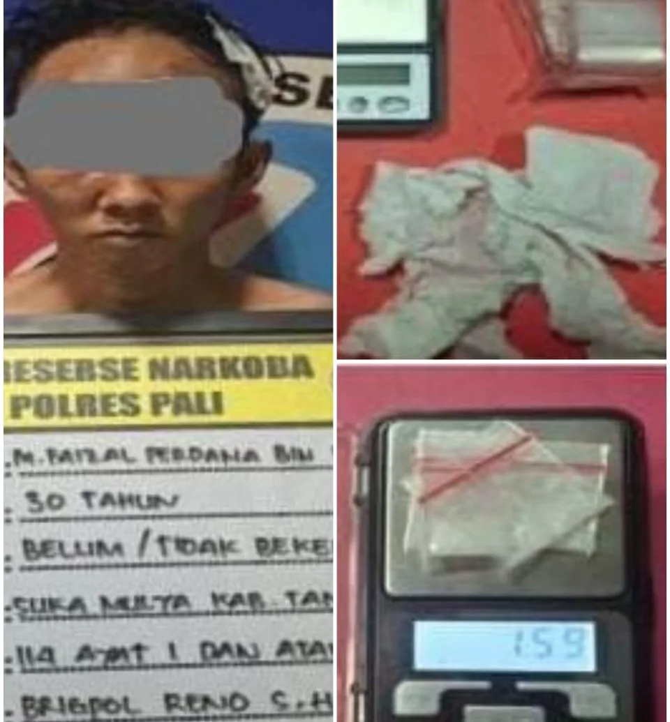 Pengedar Sabu Asal Tangerang Dibekuk di PALI, Polisi Sita 7 Paket Siap Edar