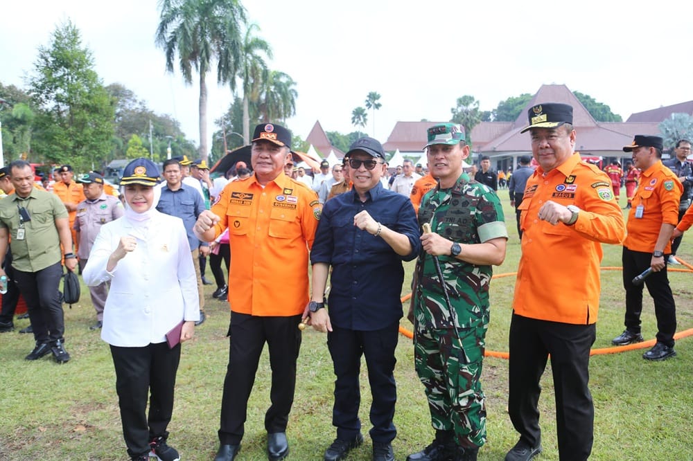 Herman Deru Tuai Pujian Menteri LHK atas Keberhasilan Tangani Karhutla di Sumsel