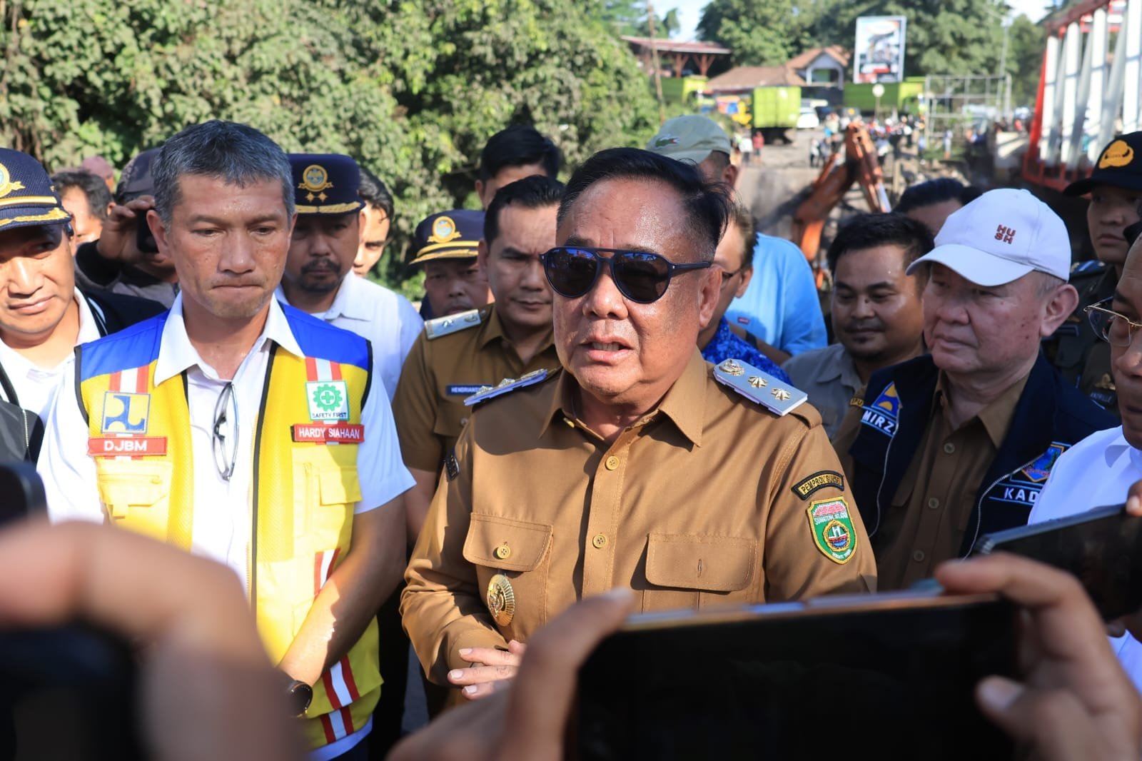 Jembatan Ambruk, Cik Ujang Ultimatum Perusahaan Tambang di Lahat