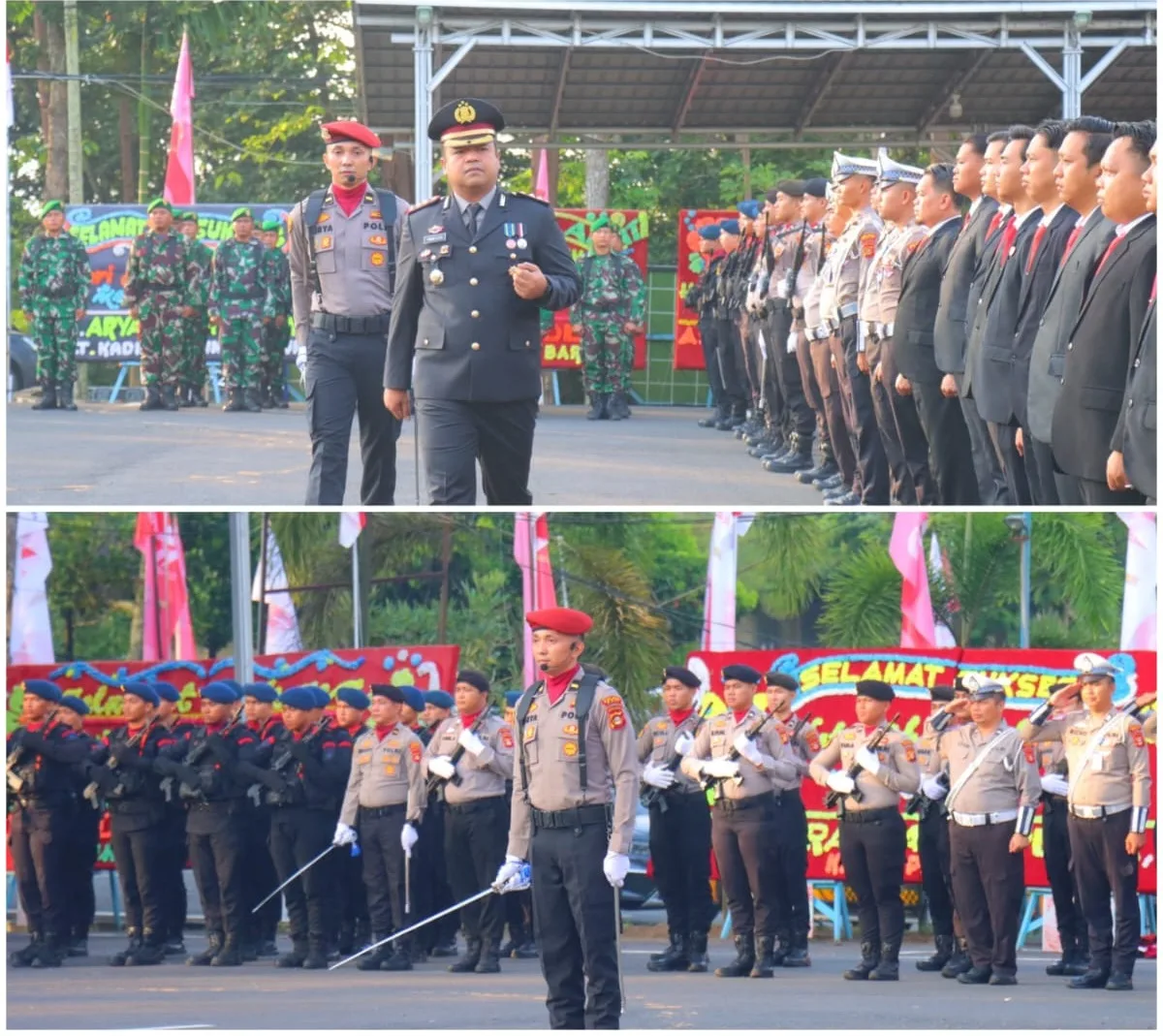 Khidmat dan Semarak, Peringatan Hari Bhayangkara ke-79 di Polres PALI Berlangsung Meriah