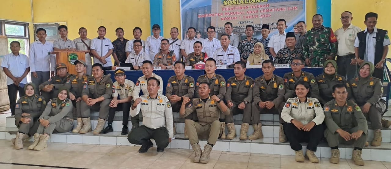 Sat Pol PP PALI Gelar Sosialisasi Perda Ketertiban, Tekankan Sanksi Tegas Pelanggaran