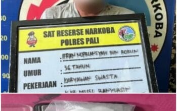 Satresnarkoba Polres PALI Ringkus Pengedar Sabu, Barang Bukti Disimpan Dalam Jaket