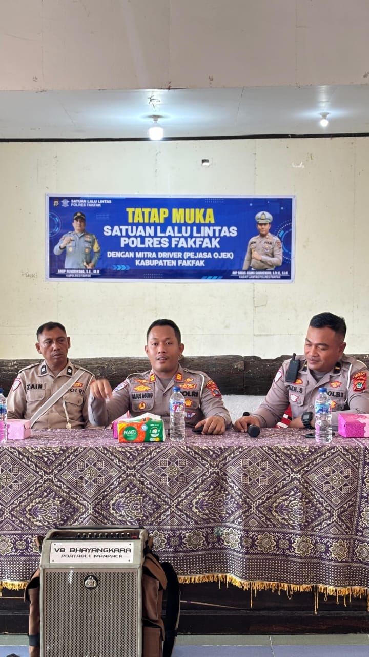 Ajak Driver Ojek Jadi Pelopor Keselamatan, Kasat AKP Bagus Agung Subahendro: Kita Sahabat di Jalan