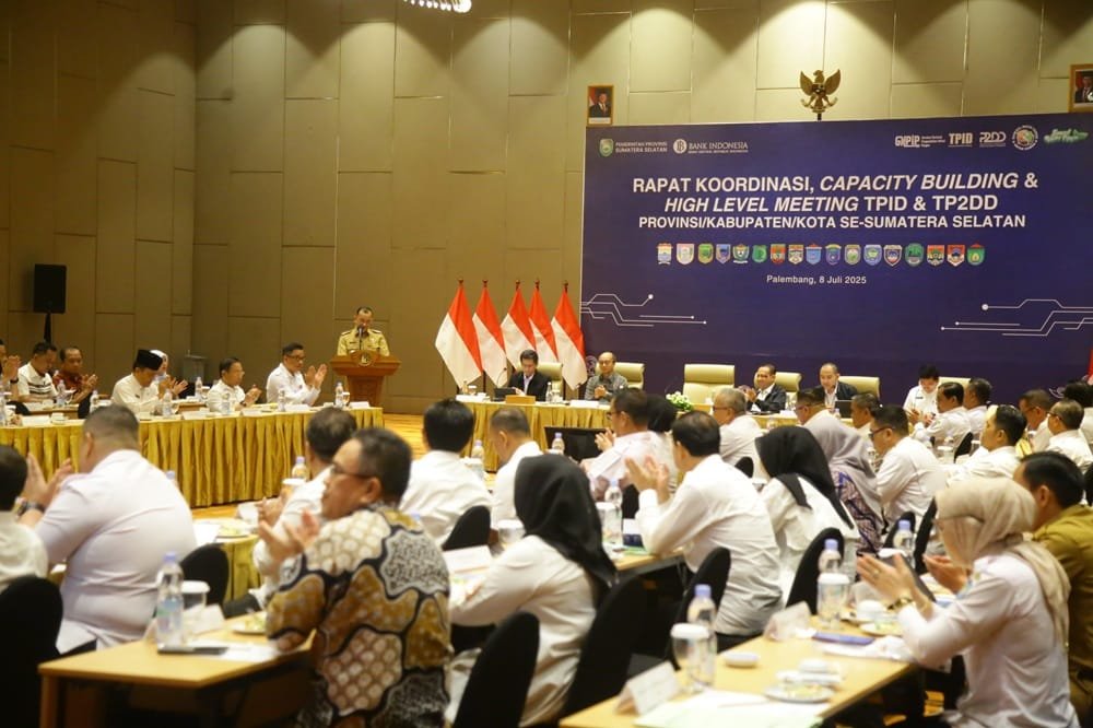 Sumsel Gelar Rakor TPID dan Capacity Building Bahas Inflasi Tertinggi di Pulau Sumatera