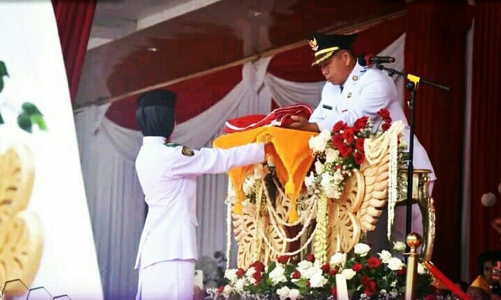 HUT RI ke-80 di Pagar Alam, Wali Kota Ludi Oliansyah Pimpin Upacara dan Kibarkan Merah Putih