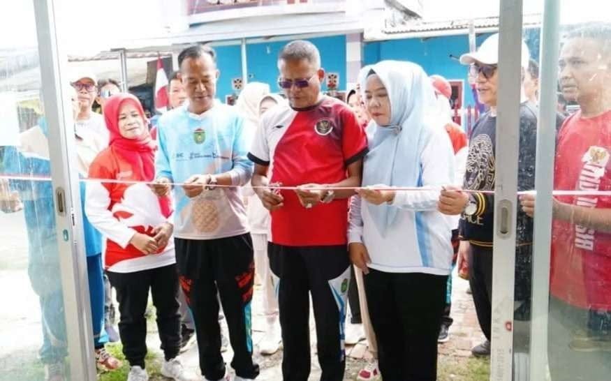 Wali Kota Arlan Resmikan Gedung Serba Guna Vina Sejahtera 1