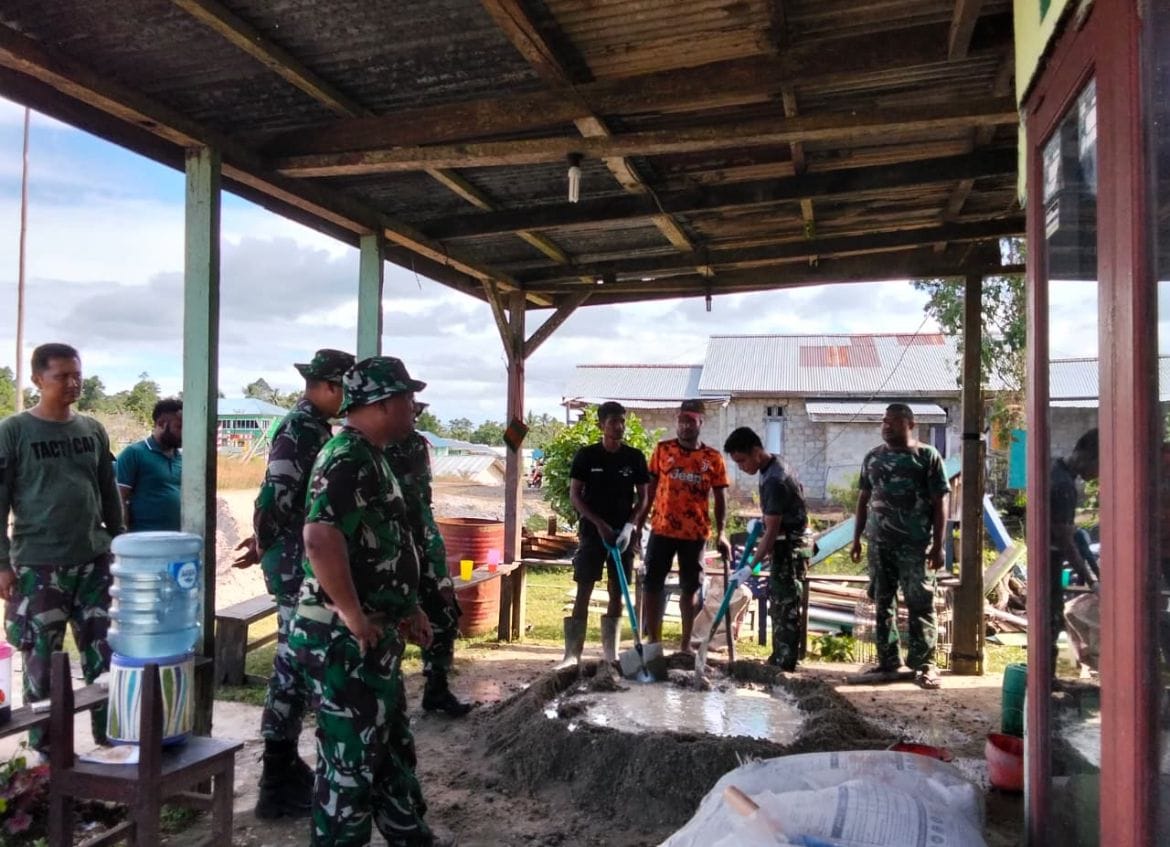 Kehadiran TNI Memberikan Solusi Ditengah Kesulitan Rakyat, Ini Pesan Dansatgas TMMD Ke-125