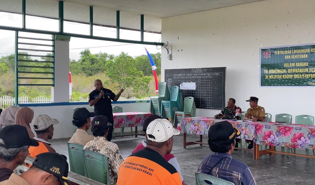 TMMD Ke-125 Gelar Kegiatan Non Fisik- Penyuluhan Lingkungan Hidup Dan Kehutanan