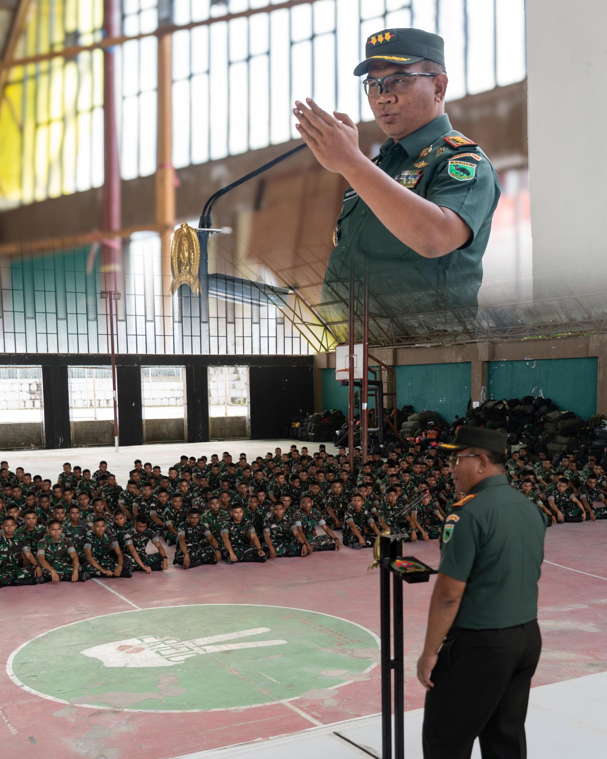 Danrem 182/JO Tekankan Loyalitas dan Pengabdian Prajurit Yonif TP 808/MM di Fakfak