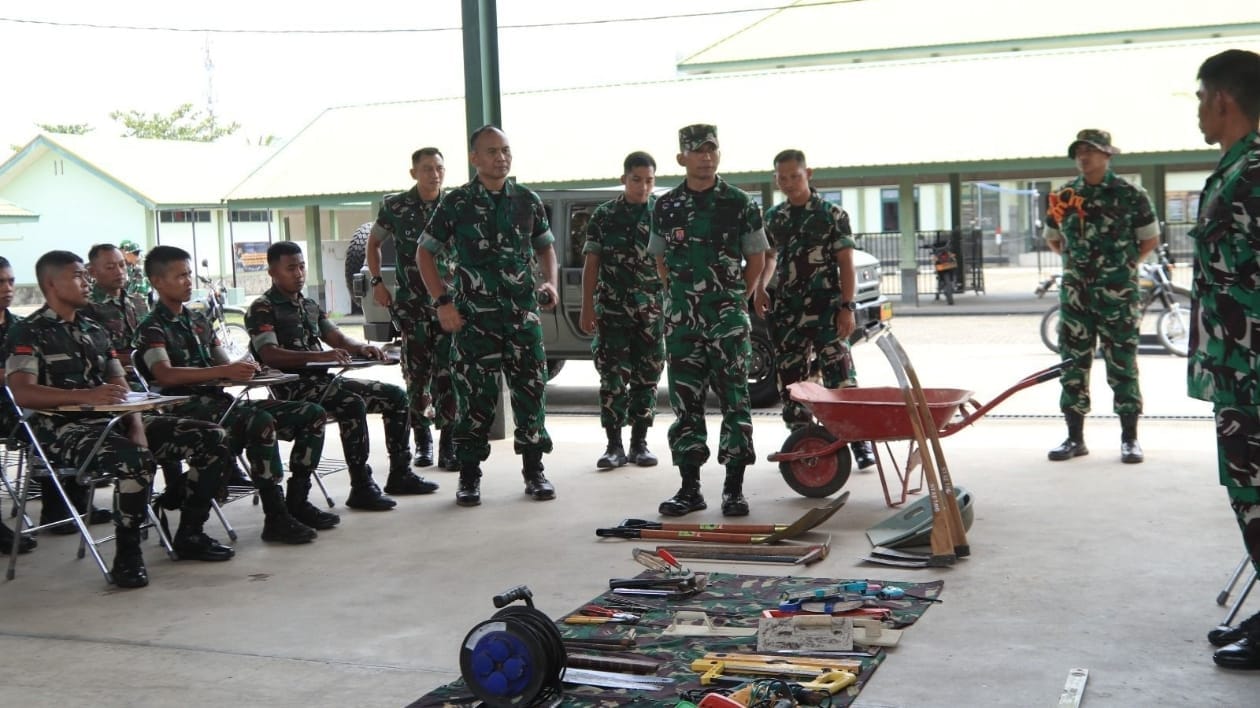 Tim Sopsad LN Mabesad Laksanakan Sosialisasi Satgas Kizi XX-W MONUSCO di Yonzikon 12/KJ