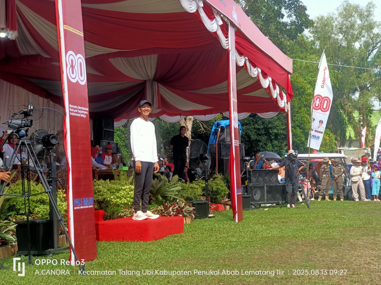 Bupati PALI Lepas 191 Peserta Lomba Gerak Jalan HUT ke-80 RI
