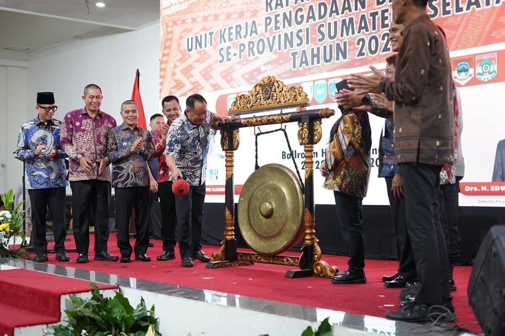 Wagub Sumsel Cik Ujang Buka Rakor UKPBJ, Tekankan Integritas dan Reformasi Pengadaan