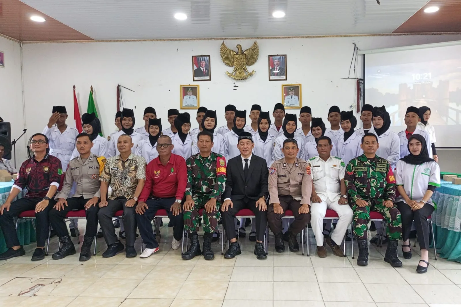 75 Paskibraka Kecamatan Lais Resmi Dikukuhkan Sambut HUT RI ke-80