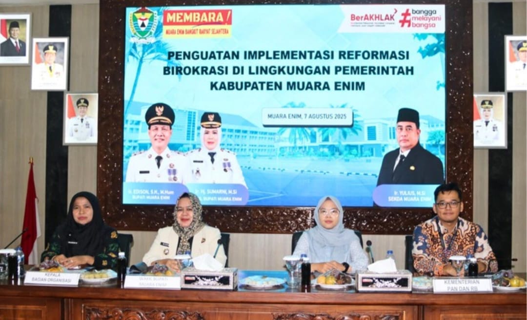 Muara Enim Raih Indeks Reformasi Birokrasi Tertinggi se-Sumsel, Wabup: Harus Terus Ditingkatkan!