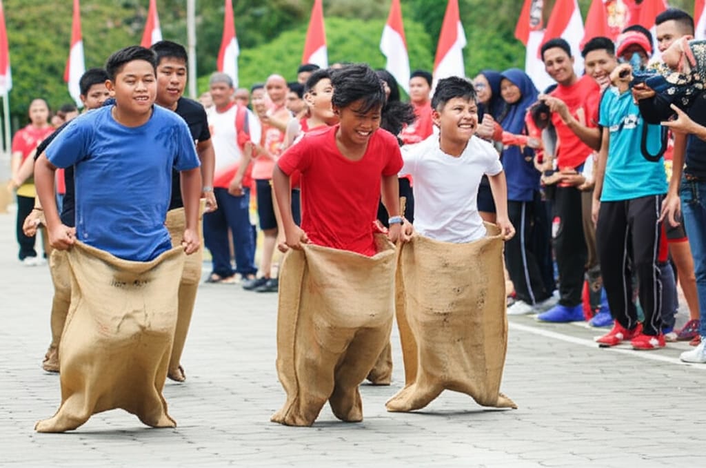 Keseruan Lomba Karung: Tradisi Agustusan Penuh Tawa yang Tak Lekang Waktu