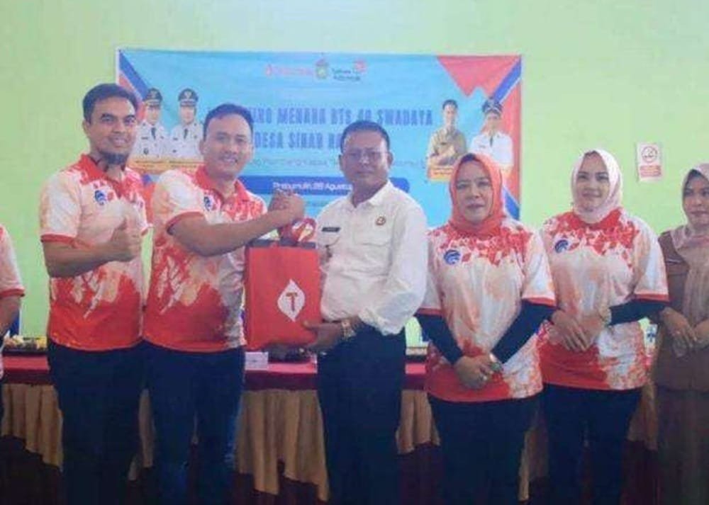 Wali Kota Prabumulih Resmikan Menara BTS 4G Swadaya di Desa Sinar Rambang