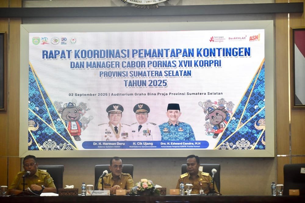 Jadi Tuan Rumah Pornas Korpri XVII 2025, Sumsel Targetkan Sukses Penyelenggaraan dan Raih Prestasi