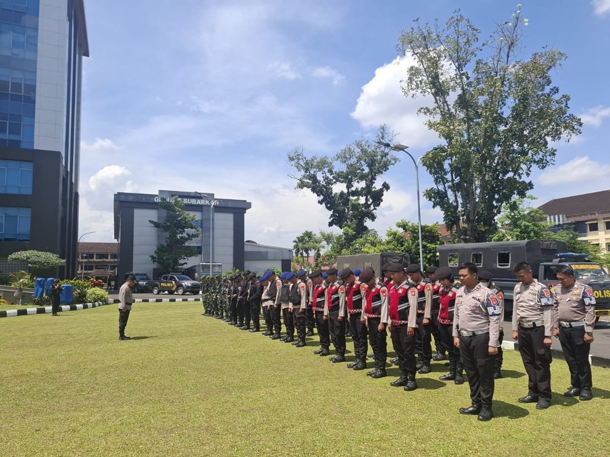 Polda Sumsel Gelar Patroli Skala Besar, 75 Personel Amankan Kota Palembang