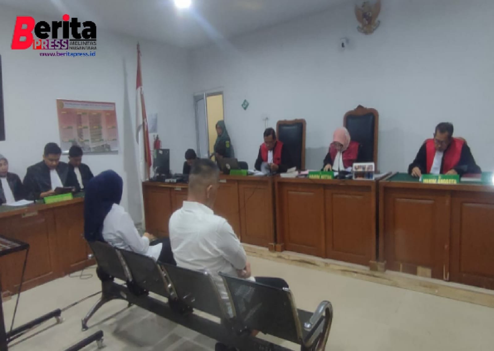 Finda dan Dedi Jalani Sidang Perdana Kasus Dugaan Korupsi Dana PMI Palembang