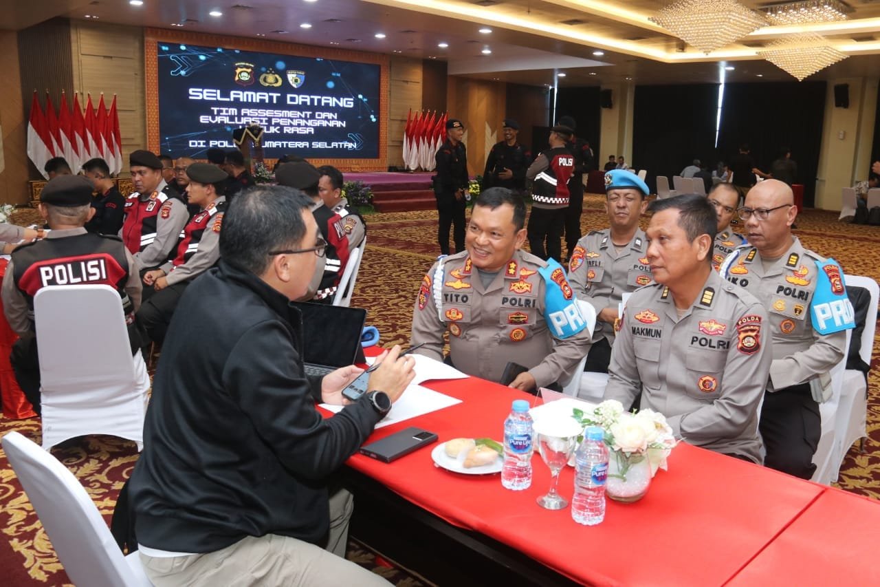 Tim Terpadu Evaluasi Penanganan Unjuk Rasa, Polda Sumsel Paparkan Langkah Hukum dan Mitigasi