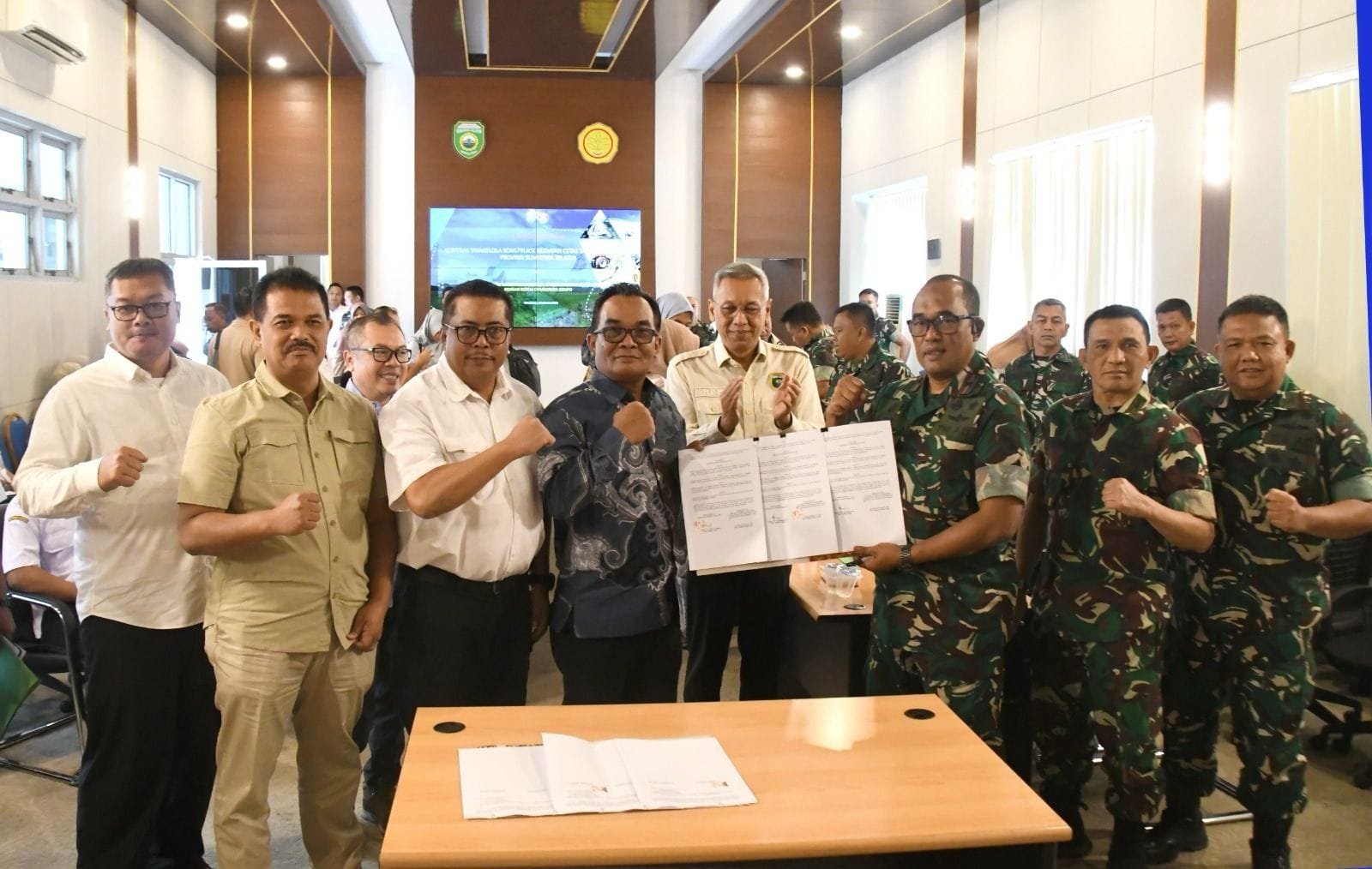 Danrem 044/Gapo Dukung Percepatan Cetak Sawah dan Optimasi Lahan di Sumsel