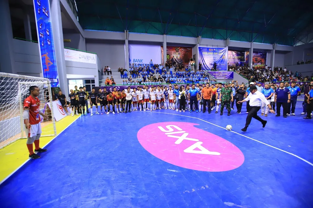 Herman Deru Buka Turnamen Futsal Piala Danlanud 2025: Cetak Generasi Muda Sportif dan Tangguh