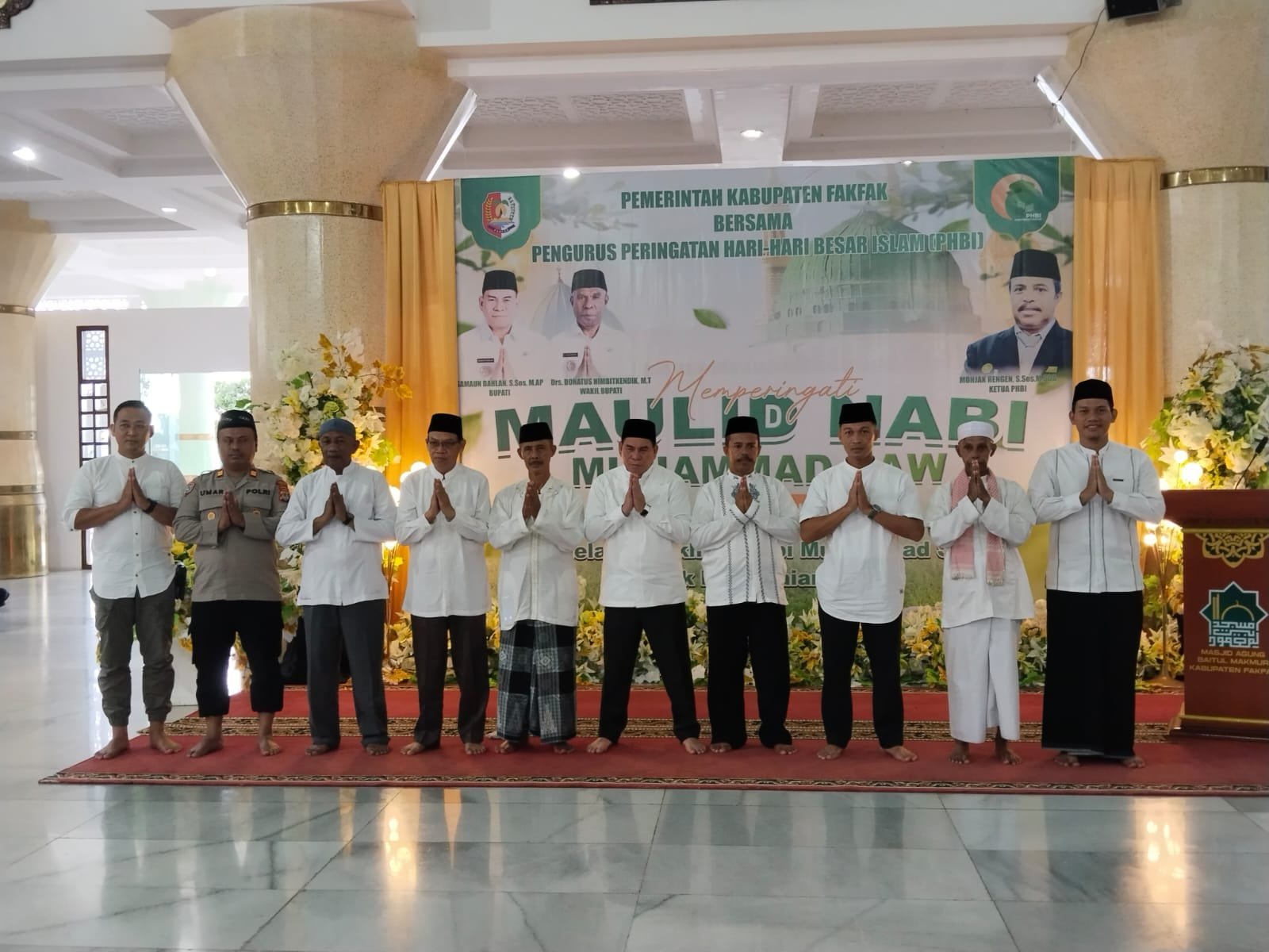 Hadiri Perayaan Maulid Nabi Muhammad SAW 1447 H/2025 M, Ini Pesan Dandim 1803/Fakfak