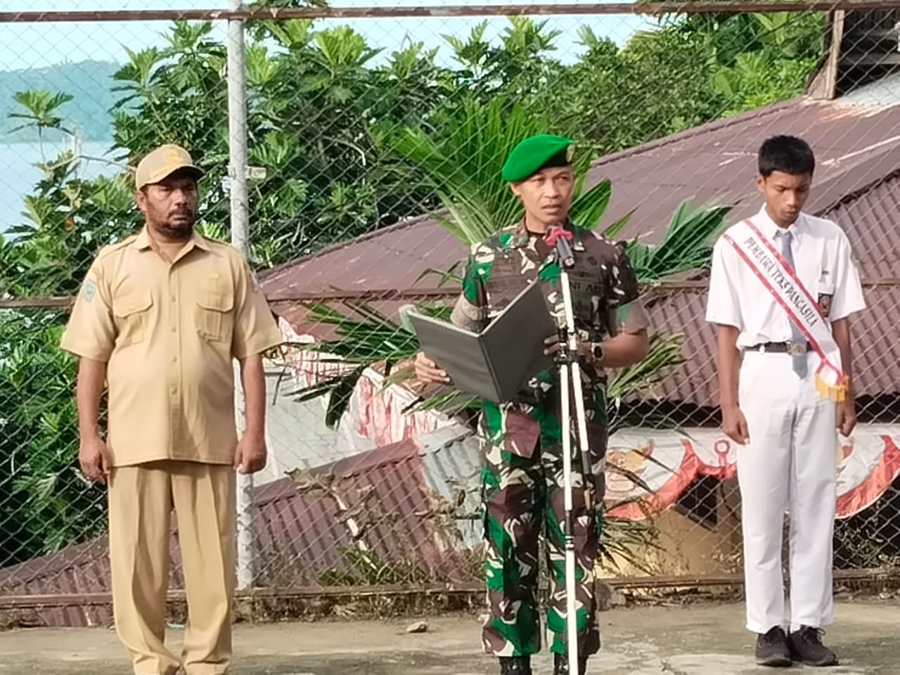 Generasi Muda Harus Tanamkan Nasionalisme, Pesan Dandim 1803/Fakfak di Upacara Bendera