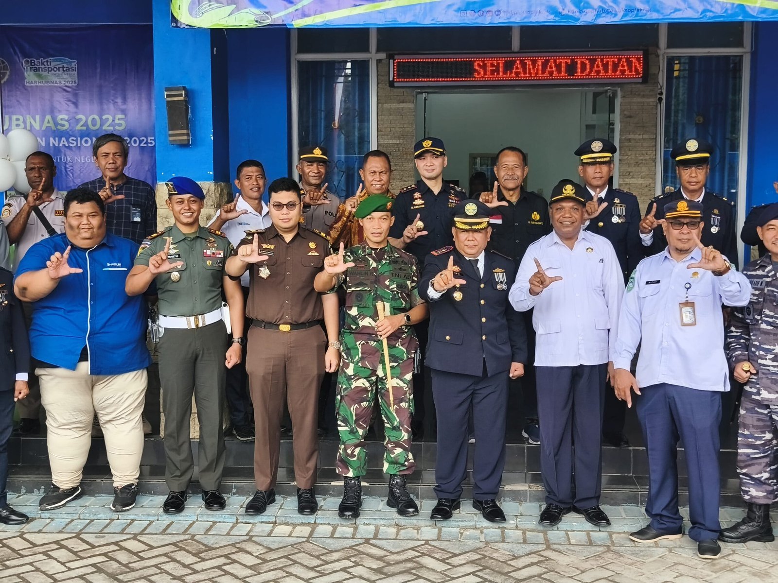 Harhubnas Ke-55, Dandim 1803/Fakfak Dukung Transportasi Yang Kokoh dan Profesional