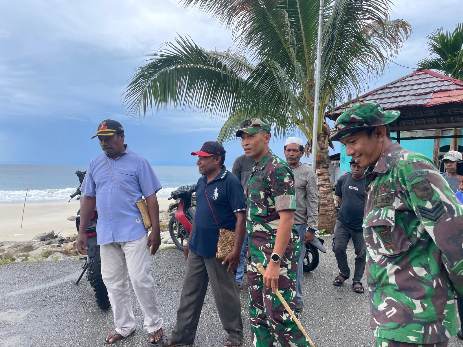Dandim 1803/ Fakfak Tinjau Lokasi Pelaksanaan MTQ Ke-XI Tingkat Kabupaten di Kampung Kotam
