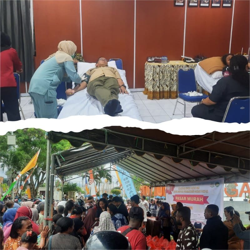 Kejaksaan Negeri Fakfak Warnai HUT ke-80 dengan Aksi Sosial dan Pasar Murah