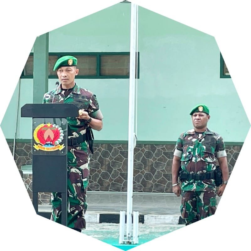 Kodim 1803/Fakfak Komitmen Wujudkan Rasa Aman di Momen HUT ke-80 TNI