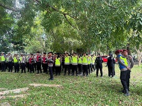 Polda Sumsel Berikan Pengamanan Humanis pada Laga Sriwijaya FC vs Garuda Yaksa FC di Liga 2