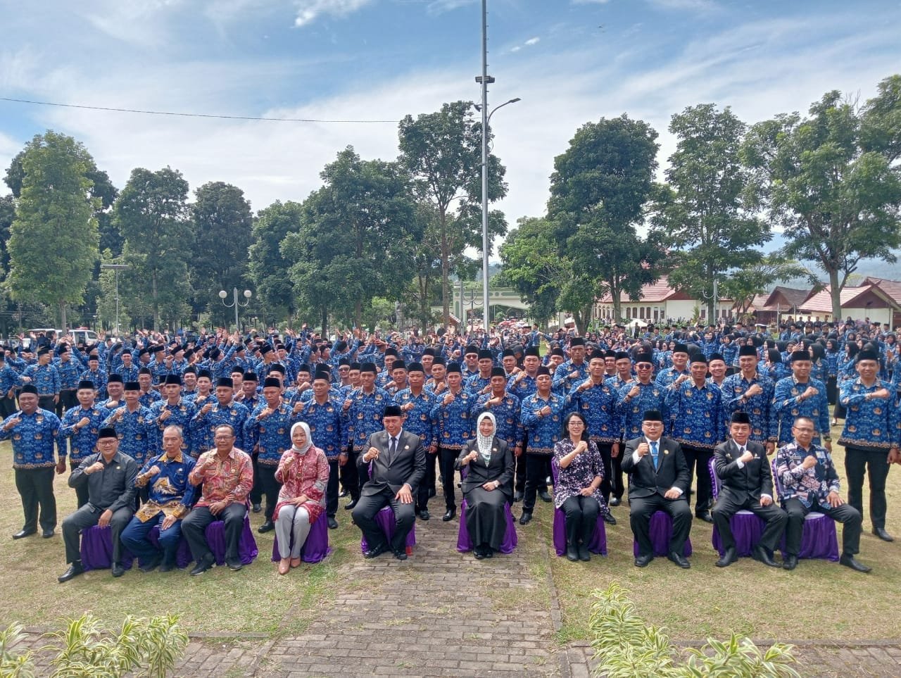 Wali Kota Pagaralam Lantik 678 PPPK Tahap I & II Formasi 2024