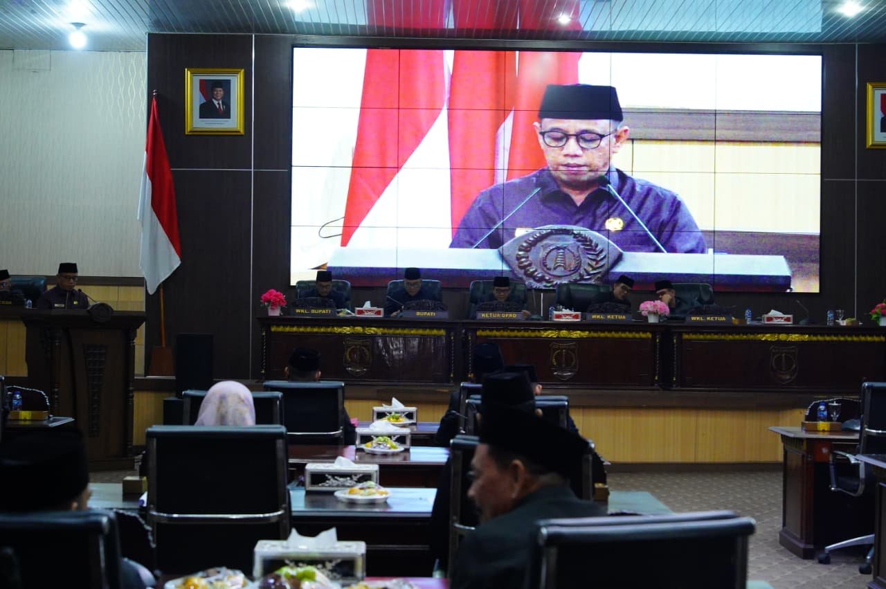 Bupati Toha Hadiri Paripurna DPRD Muba, Tegaskan Hasil Reses Jadi Pijakan Percepatan Pembangunan