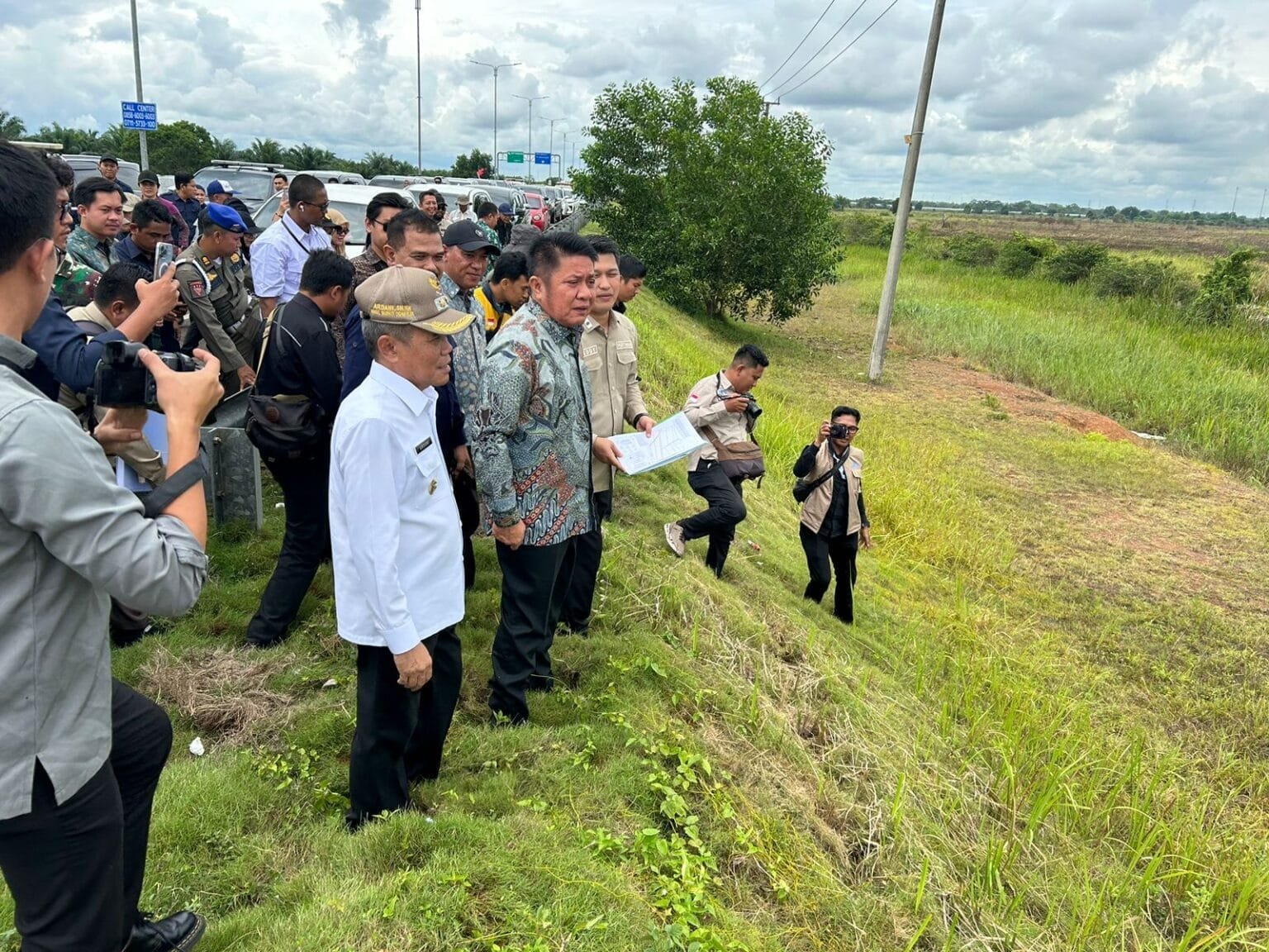 Gubernur Herman Deru Tinjau Cetak Sawah 122 Hektar di Arisan Jaya untuk Perkuat Ketahanan Pangan