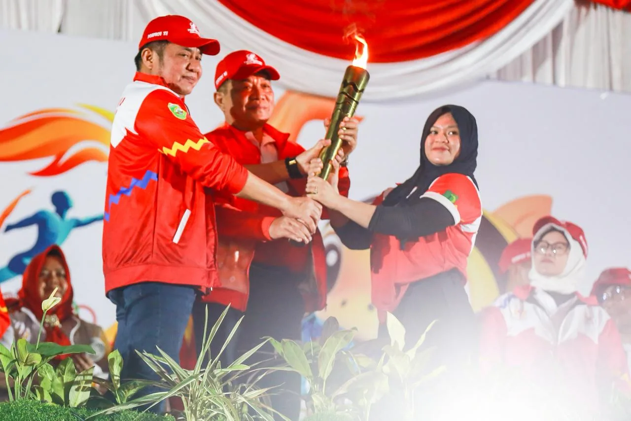 Malam Spektakuler di Muba, Porprov XV Sumsel Resmi Dibuka Penuh Semangat dan Sportivitas