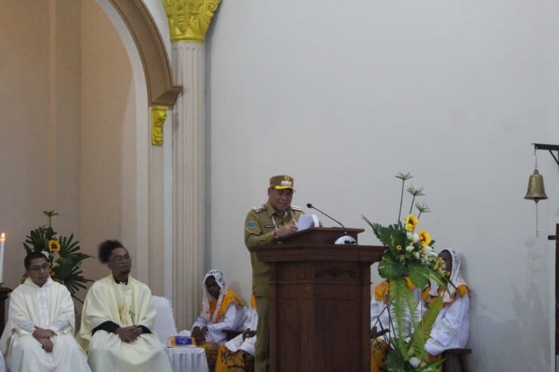Gereja Santo Yosep Brongkendik Berdiri Megah, Bupati Samaun Dahlan: Pemda Siapkan Bantuan Rp250 Juta di 2026
