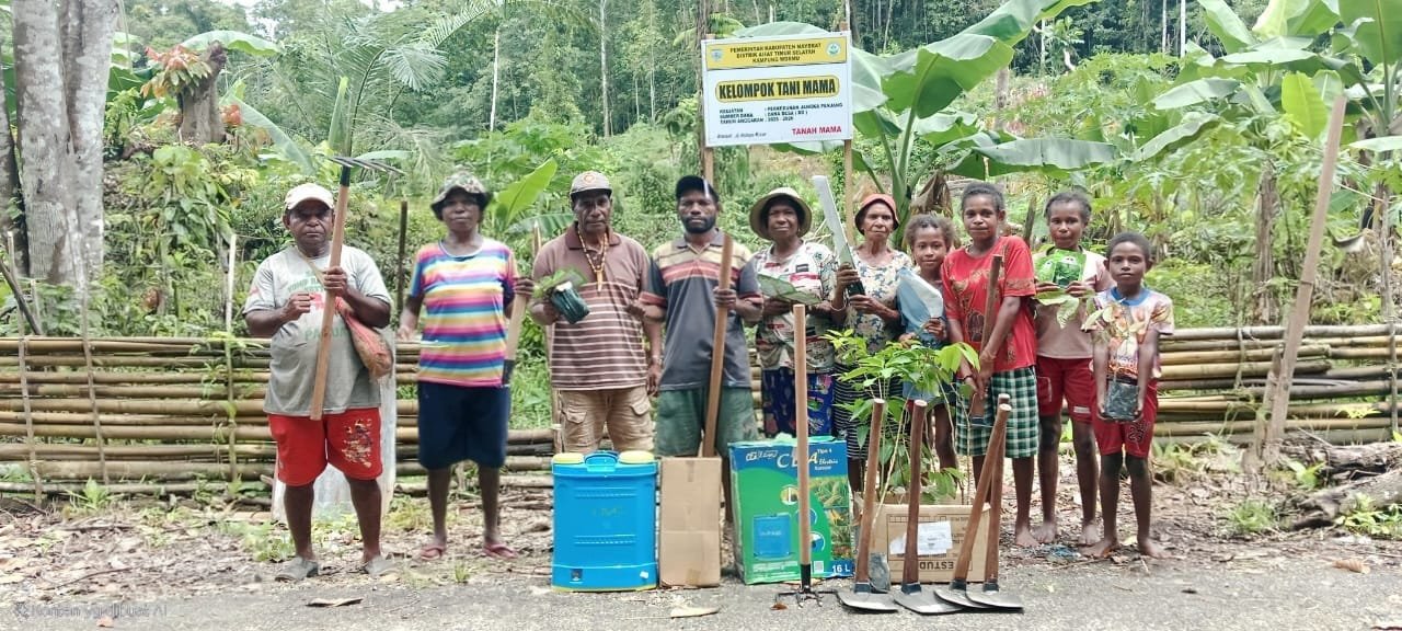 Masyarakat Kampung Wormu Terus Kembangkan Pertanian, Tokoh Adat Aifat Timur Selatan Berikan Apresiasi