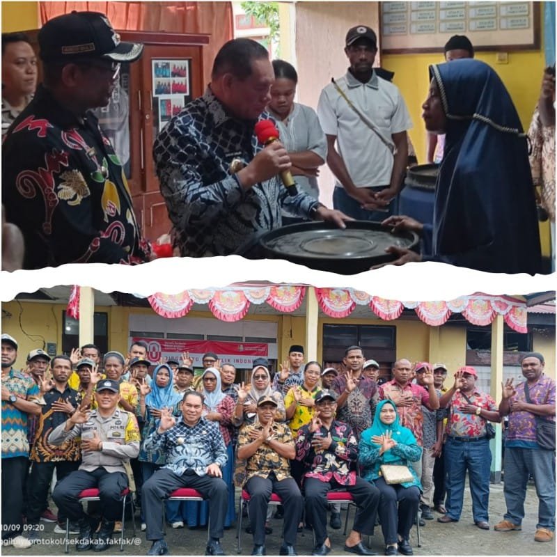 Serahkan 207 Profil Tank Air, Bupati Fakfak: Pemda Terus Berusaha Penuhi Kebutuhan Dasar Masyarakat