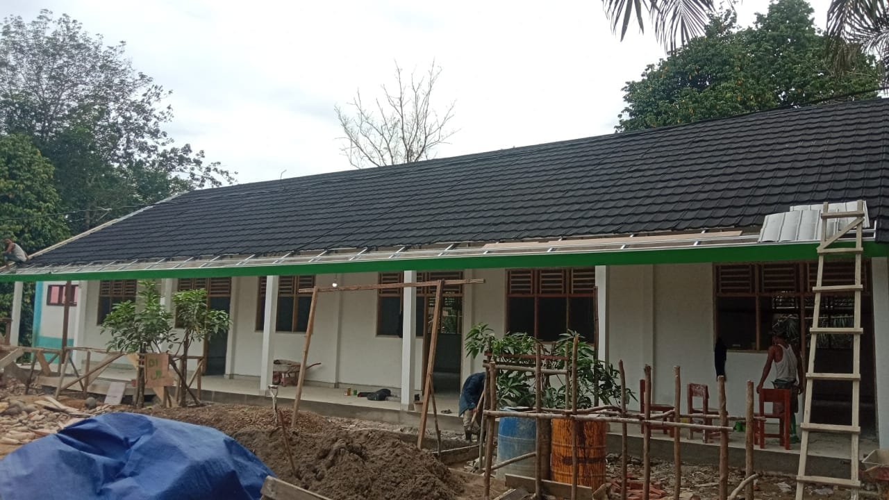 Pembangunan SDN 11 Lubuk Kuta Kikim Timur oleh CV Empayang Indah Berjalan Sesuai Spek
