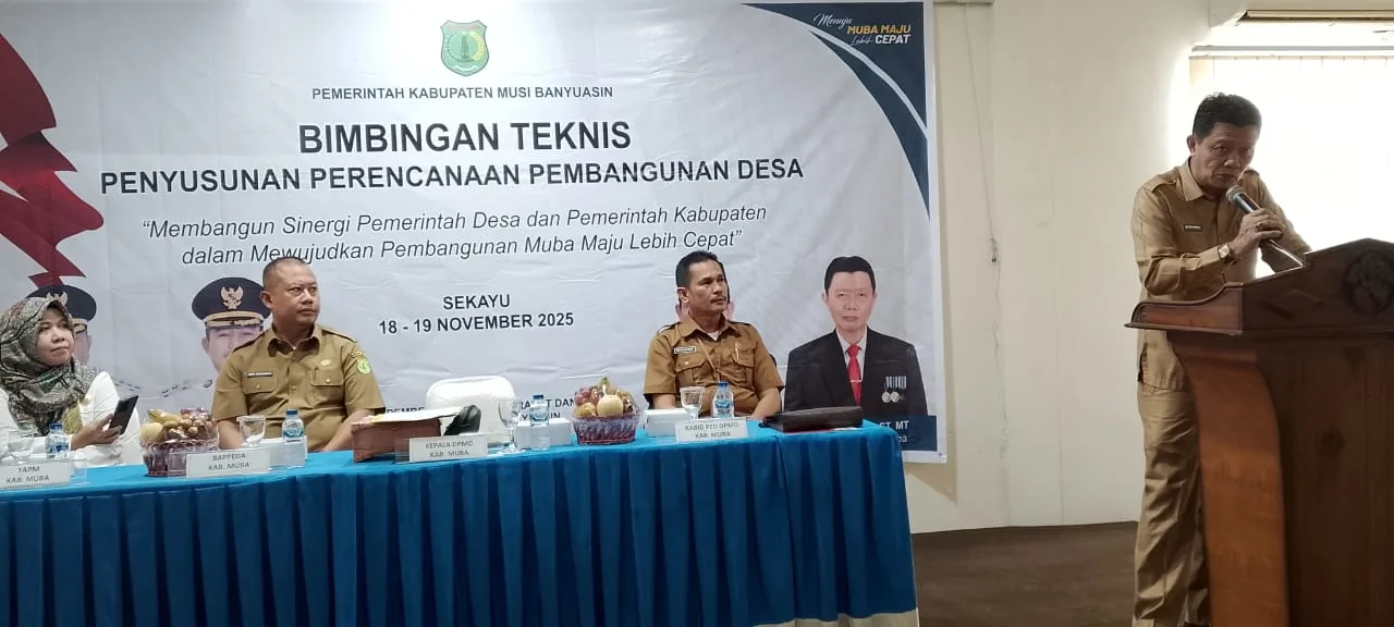 Dinas PMD Muba Gelar Bimtek Perencanaan Pembangunan Desa untuk Wujudkan Sinergi Muba Maju Lebih Cepat