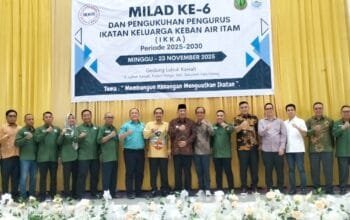 IKKA Keban Air Hitam Kukuhkan Pengurus Baru 2025–2030 dan Rayakan HUT ke-6