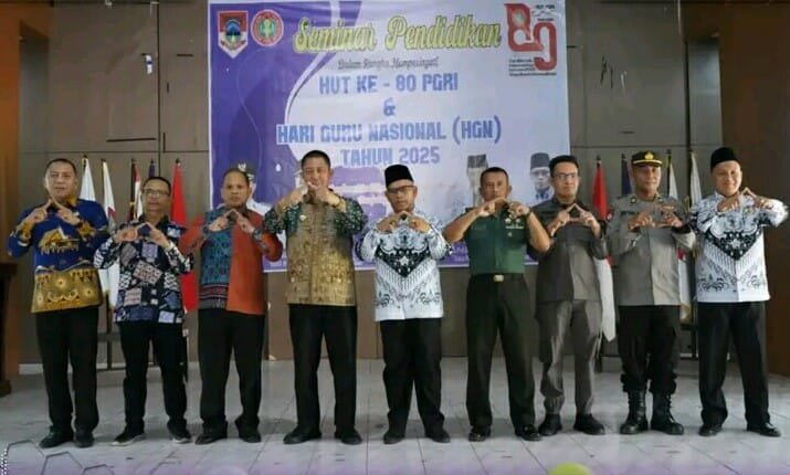 Wali Kota Pagar Alam Tekankan Transformasi Pendidikan pada HUT ke-80 PGRI dan HGN 2025