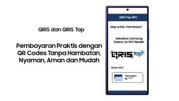 “Samsung Galaxy Bisa Bayar QRIS Tap, Dompet Digital Praktis”