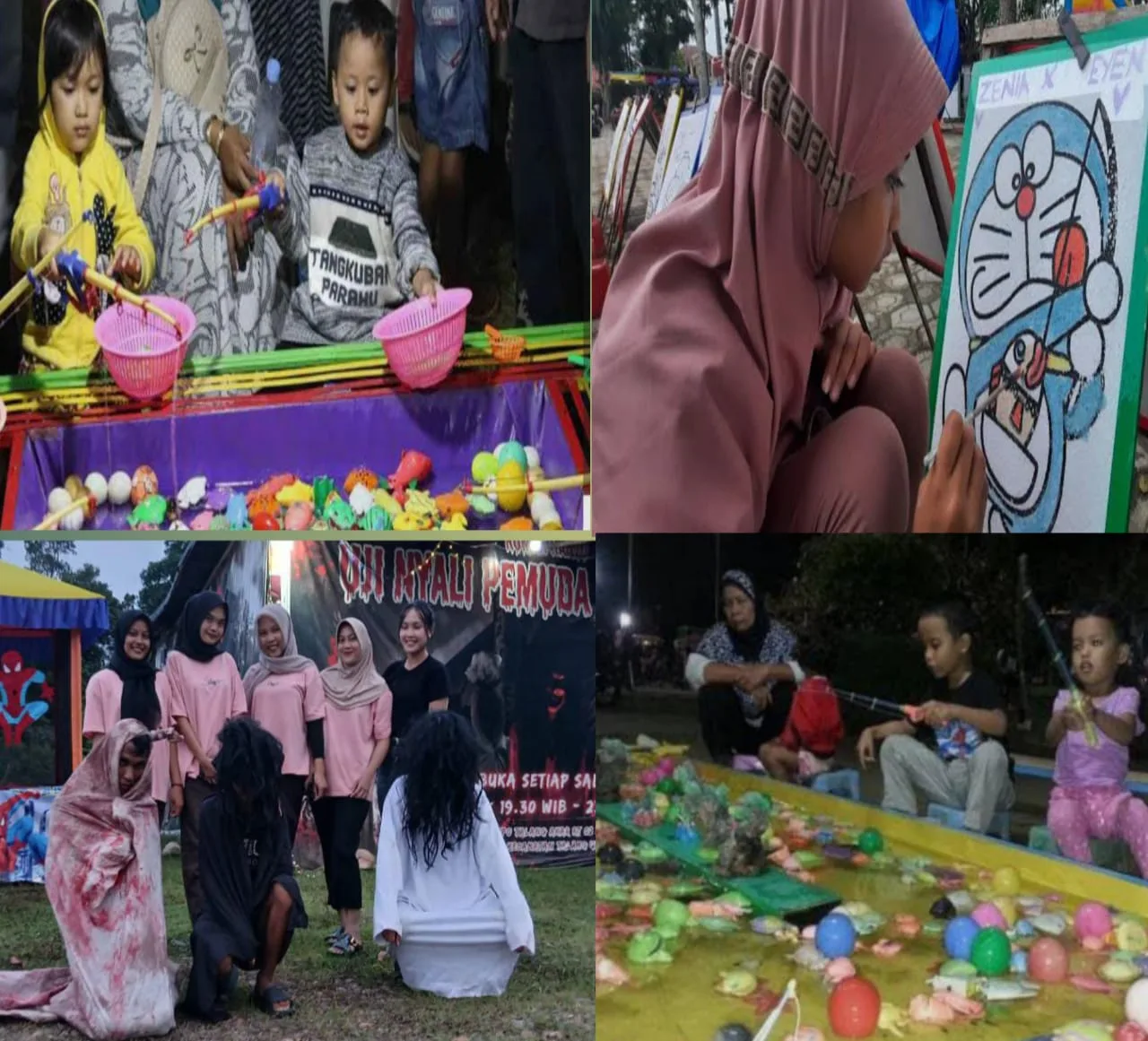 Wahana Permainan dan Rumah Hantu di Talang Ubi, Keseruan Bersama Keluarga