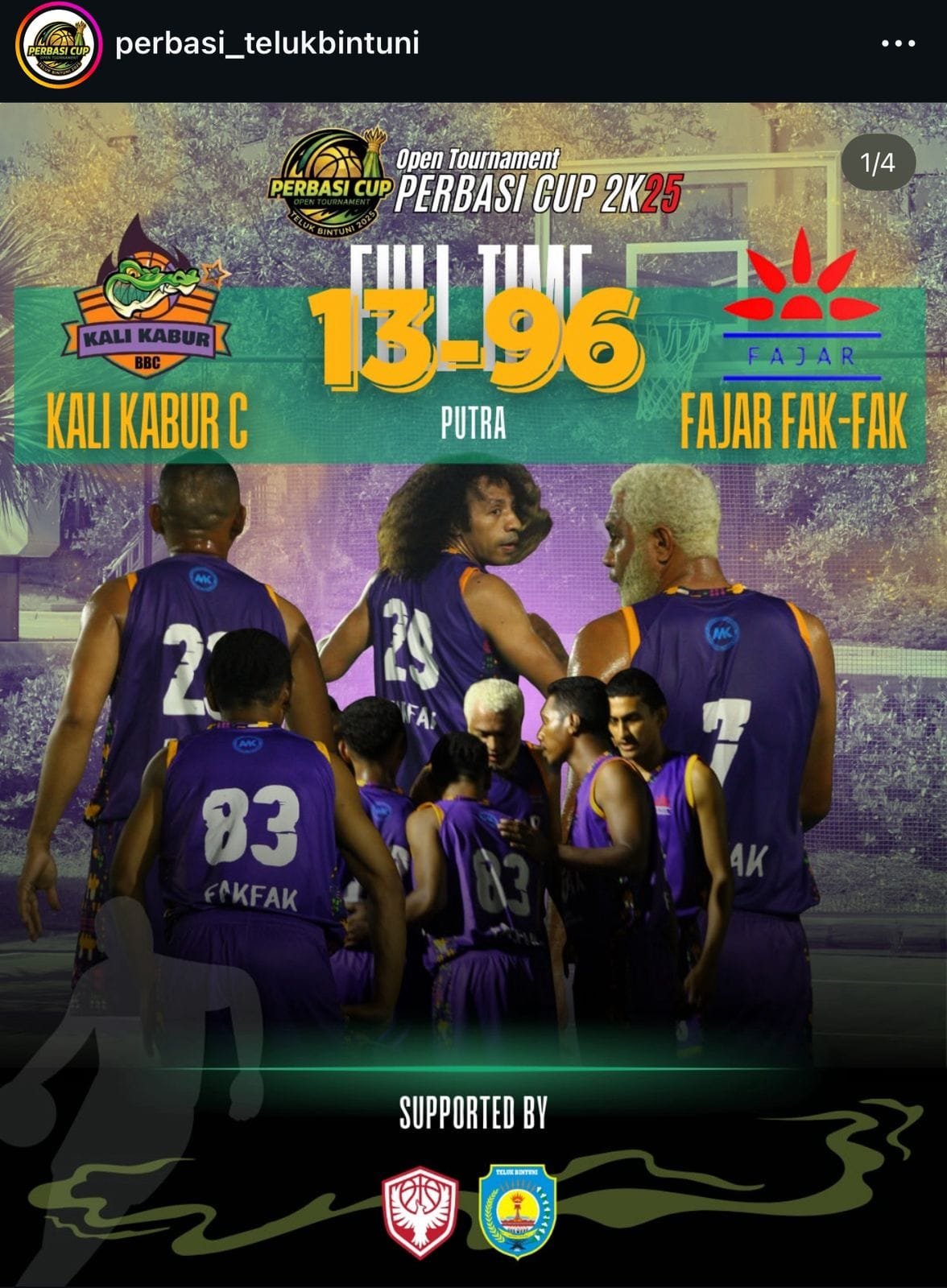 Tim Fajar Fakfak Siap Berkilau di Perbasi Cup 2025 Teluk Bintuni! Mengincar Total Hadiah Rp75 Juta