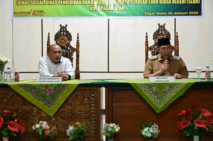 Pemkot Pagar Alam-PN Pagar Alam Teken MoU, Perkuat Layanan Hukum Ramah Disabilitas