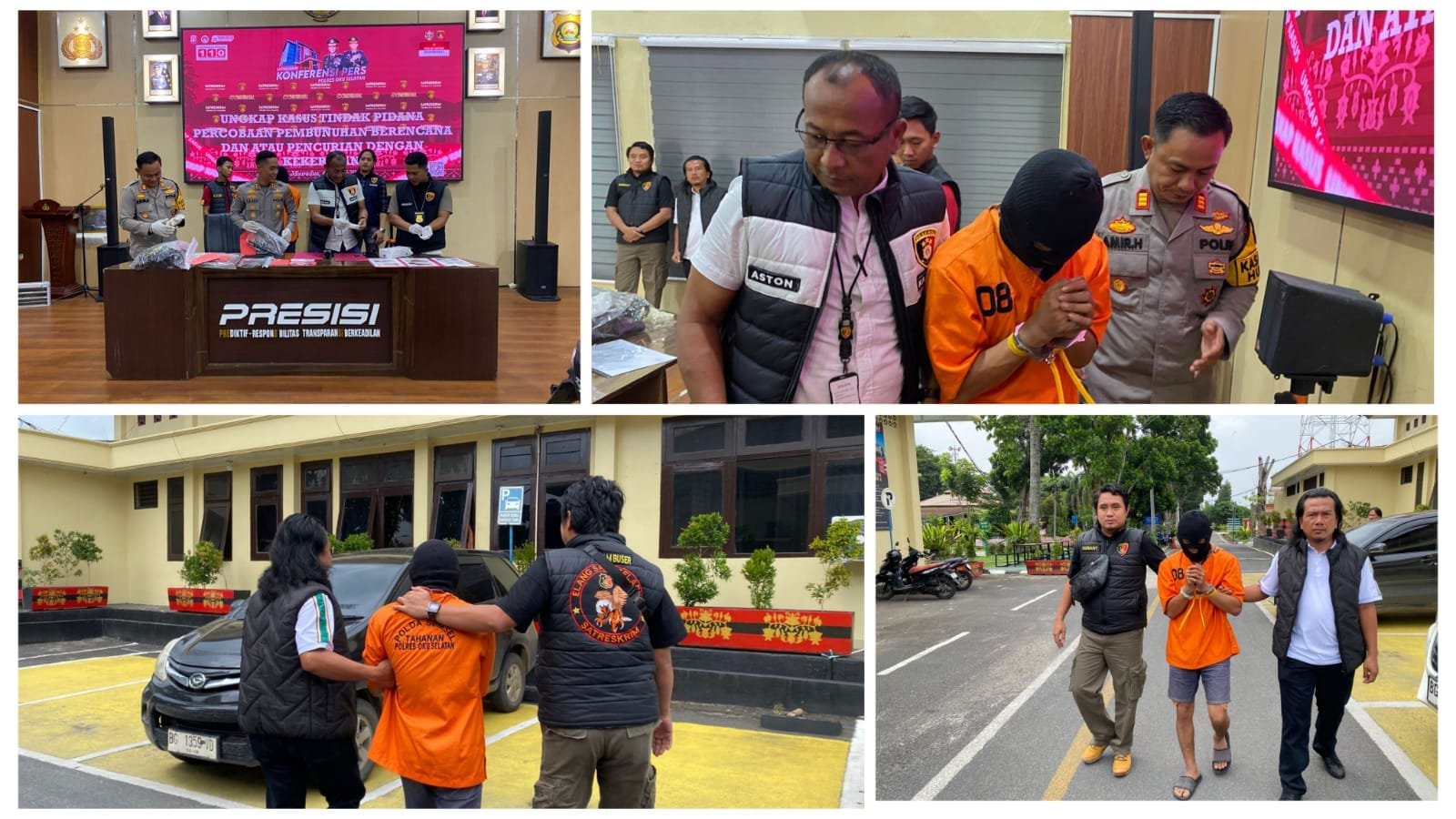 Kurang dari 24 Jam, Polres OKU Selatan Tangkap Pelaku Pencurian dengan Kekerasan di Kebun Kopi