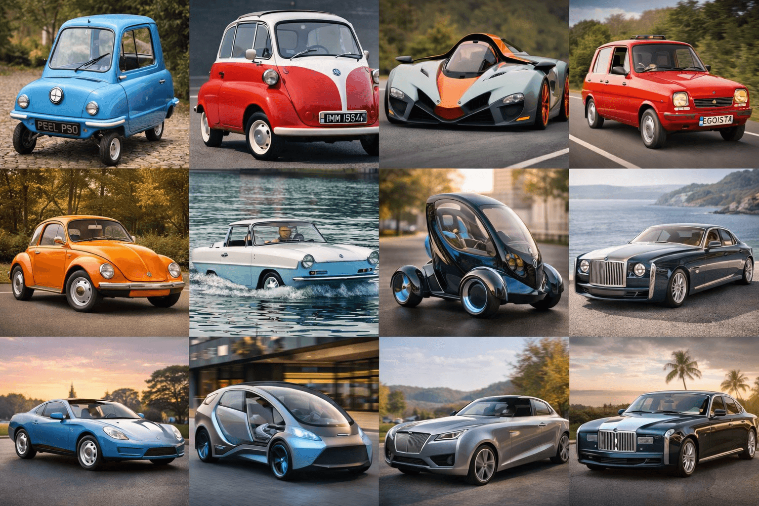 10 Mobil Paling Unik di Dunia yang Pernah Dibuat